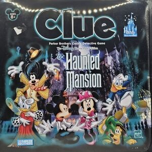 2004 Parker Brothers Clue Disney The Haunted Mansion Edition Board Game Complete